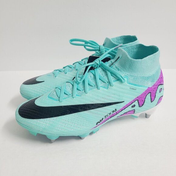 Nike Zoom Mercurial Superfly 9 Elite SG Pro Soccer Cleats FD0250-300 Size 6.5